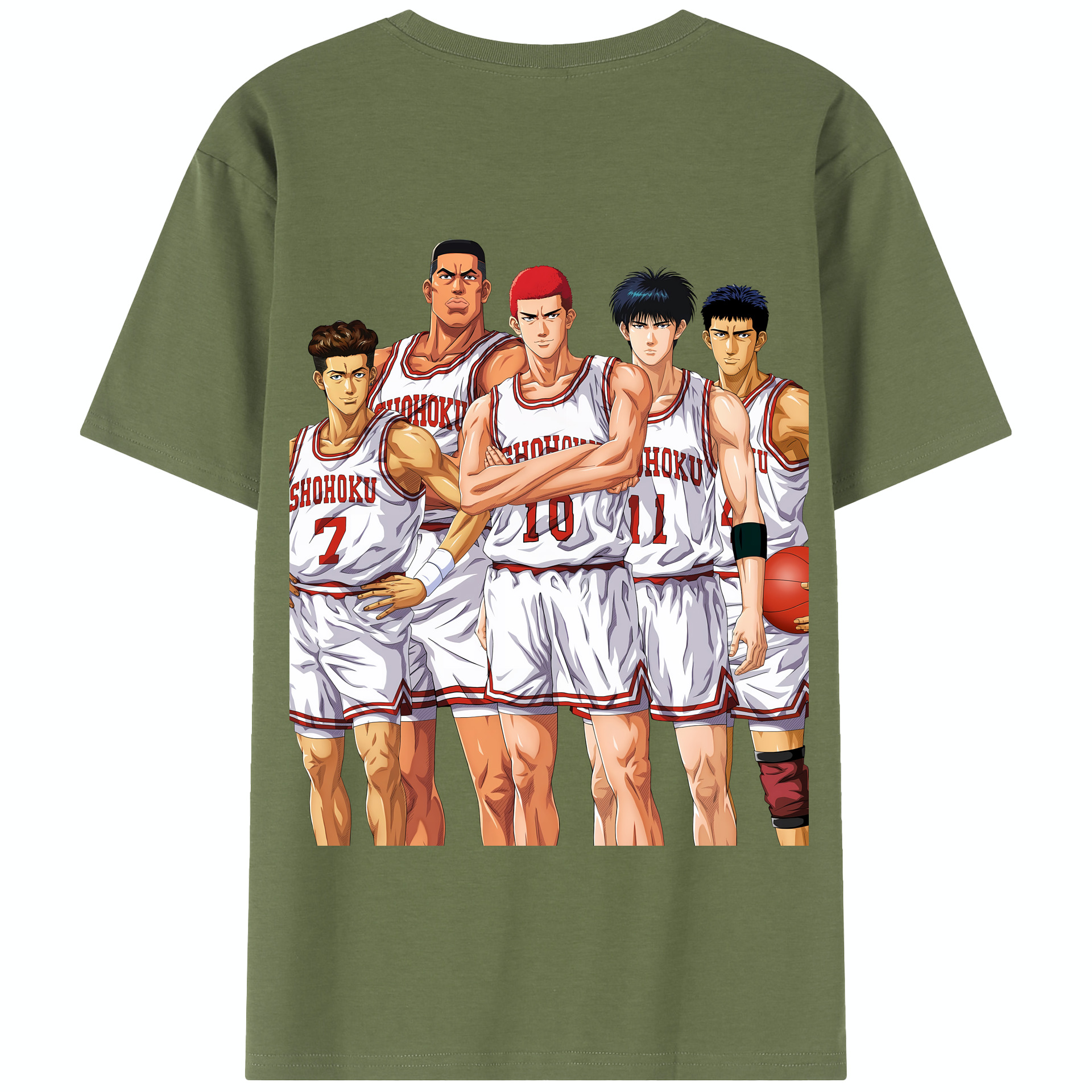 （画像用） SLAM DUNK／スラムダンク 綿100％半袖Tシャツ（背面プリント）